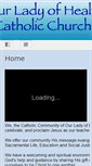 Mobile Screenshot of ourladyofhealthchurch.org
